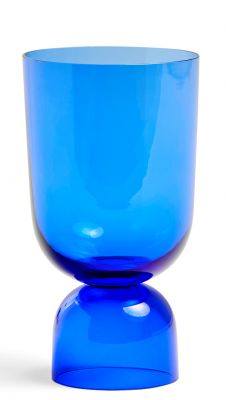 Bottoms Up Vase S Bleu électrique Hay